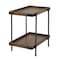Alaterre Furniture 27 W, 19 L, 27 H, Oak, Rustic Brown ANKY01RBG - alternate 1